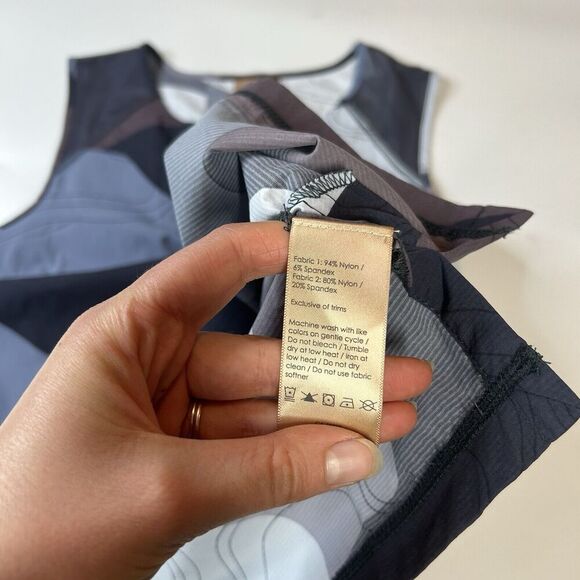 INDYEVA Top Women’s Small Steek II Sleeveless Tank Raindrop Rock Print Outdoor - Picture 8 of 9